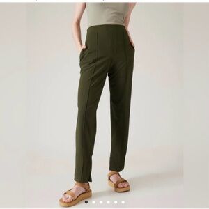 Athleta Brooklyn Heights Pant. Color: Aspen Olive.  Size 4